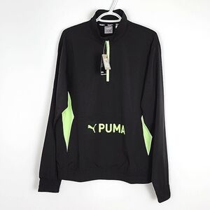 Puma Drycell Men's Black Lightweight Performance Jacket Windbreaker Sz M